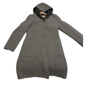 Burberry Gray Wool Coat
